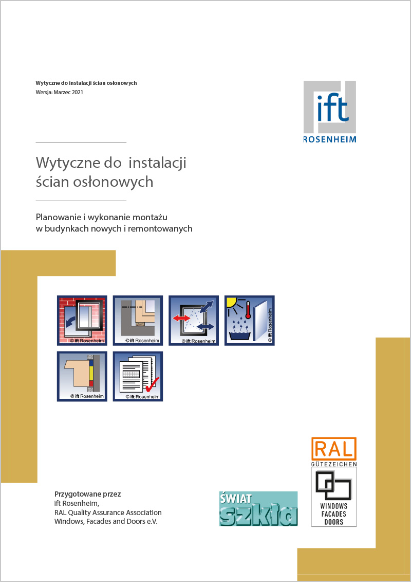 Wytyczne RAL/ift do montażu ścian osłonowych