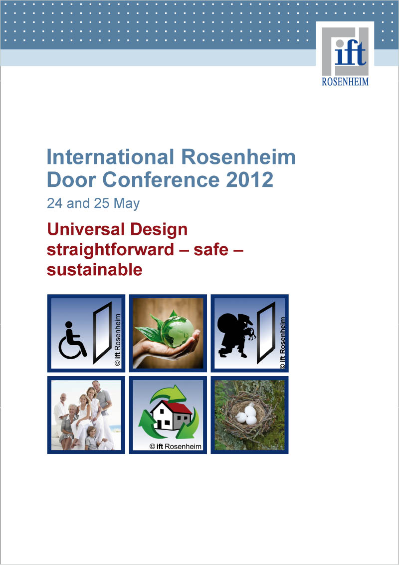 International Rosenheim Door Conference 2012